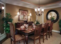 Rosevalle townhouses in Chatham, NJ, dining room