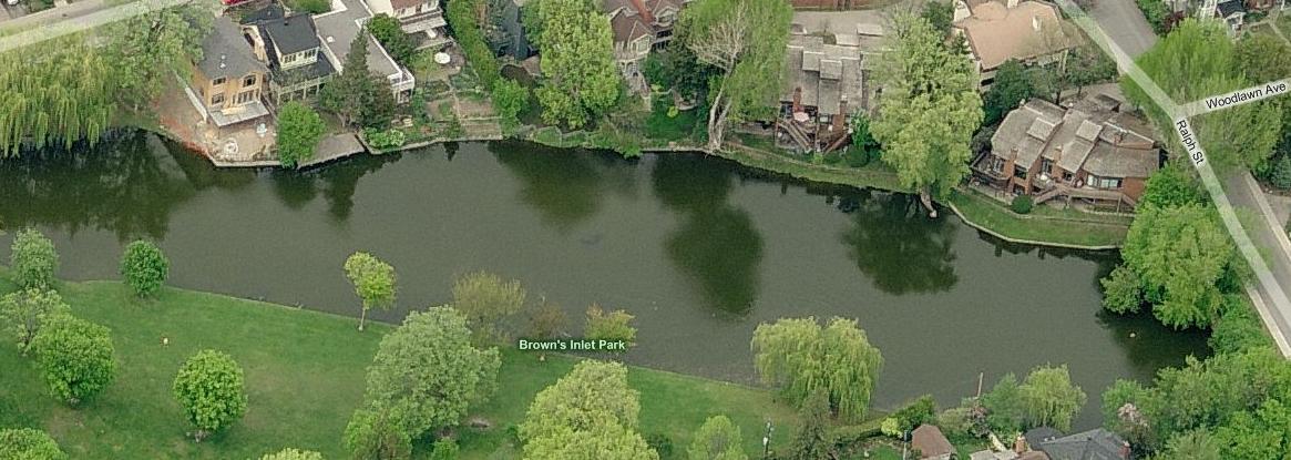 Brown's Inslet off the Canal