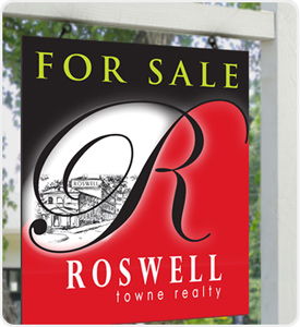 Roswell Towne Realty Sign