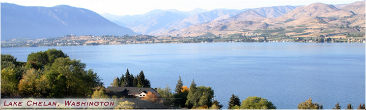 Lake Chelan is only a 10-minute drive away from Haystack Lake Chelan is only a 10-minute drive away from Haystack