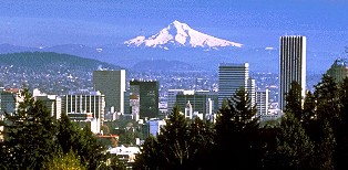 Mt Hood View Portland