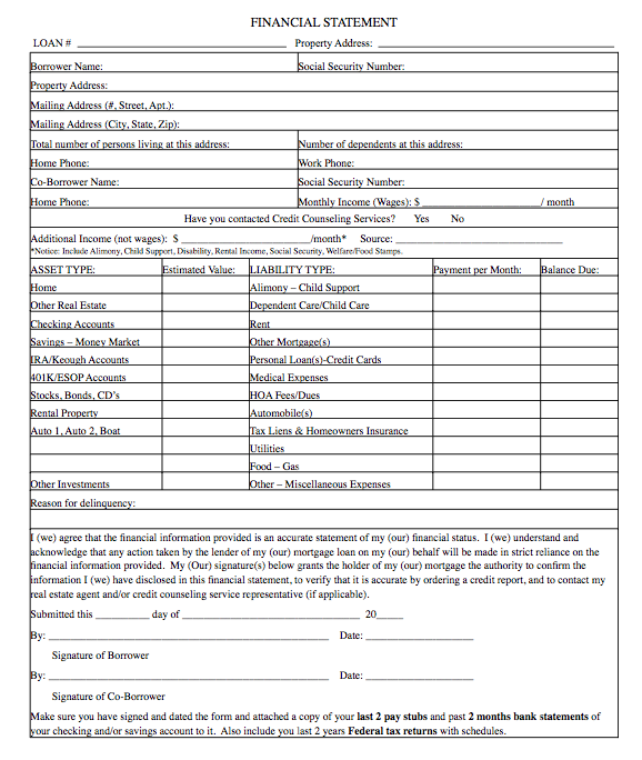 Gmc financial statement #3