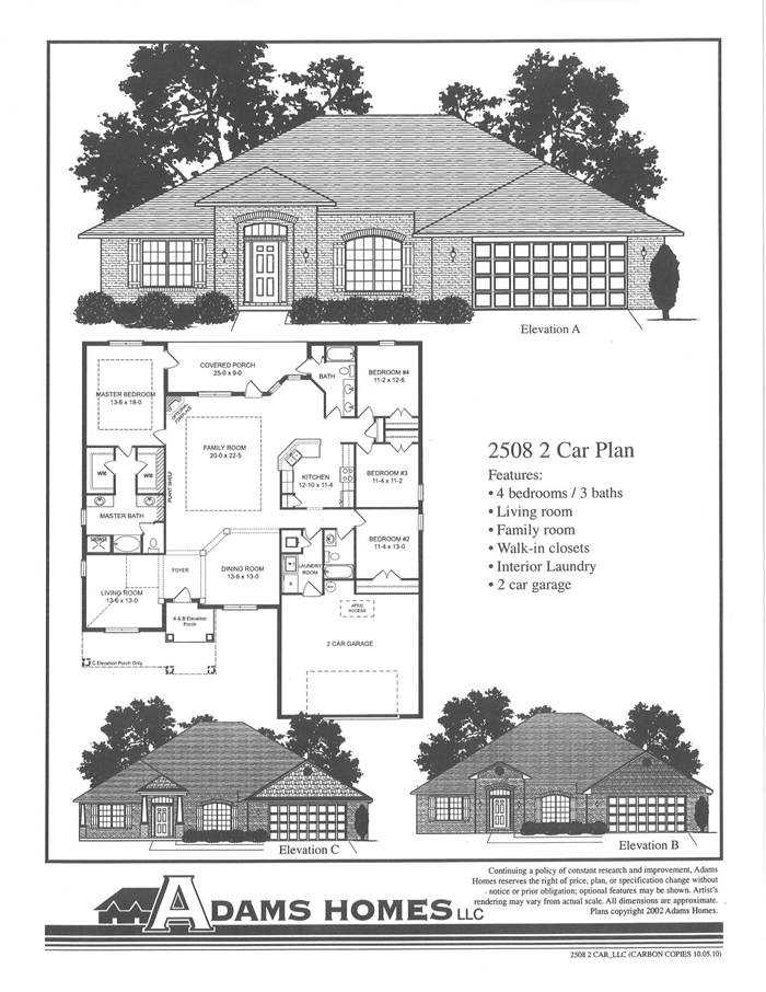 Adams Homes Floor Plans and Location in Jefferson, Shelby, St. Clair ...